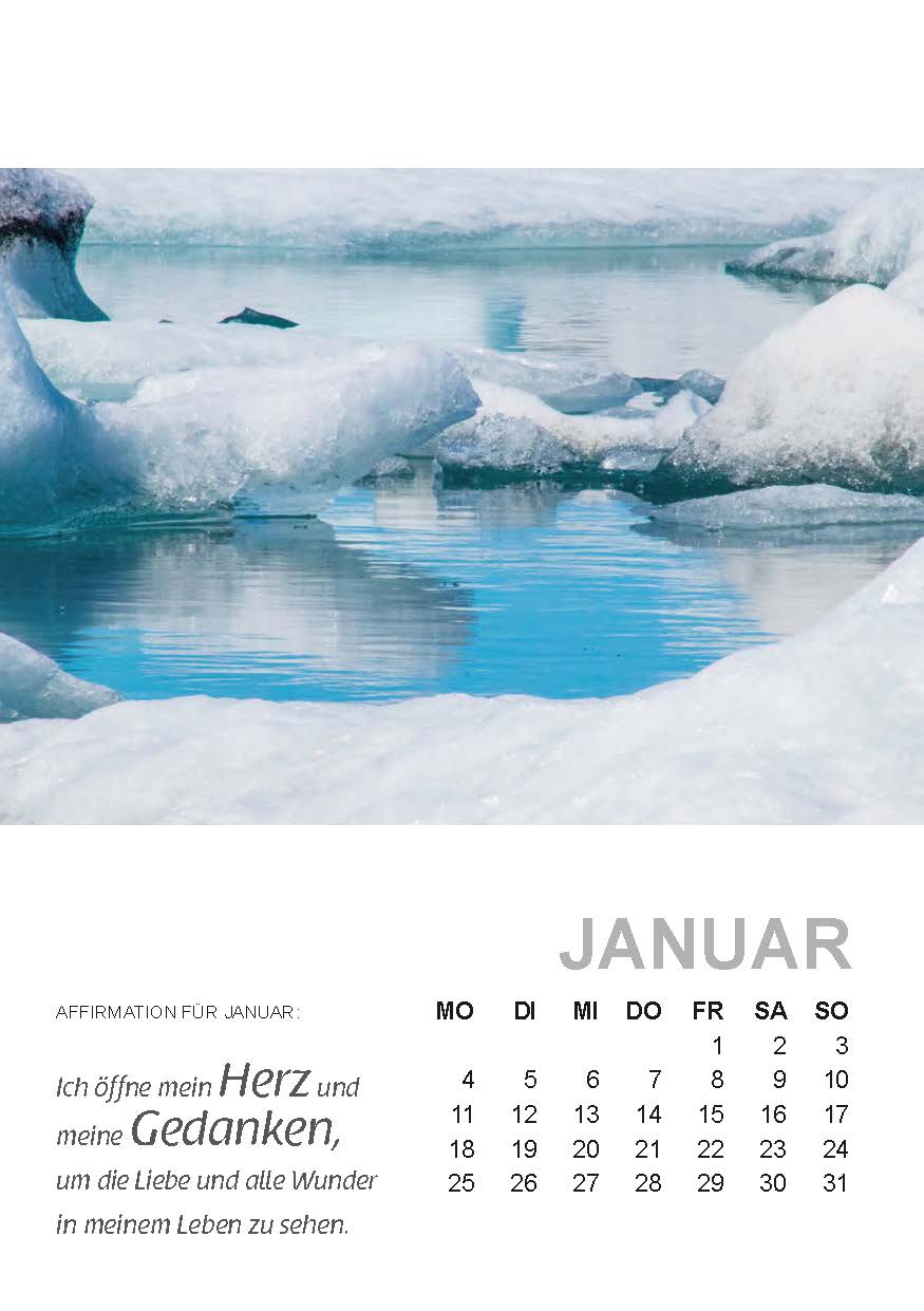 Kalenderblatt Januar 2021
